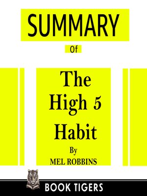 cover image of Summary of the High 5 Habit